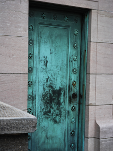 Door at Columbus Circle Entrance to Central Park, New York Door at Columbus Circle Entrance to Central Park, New York