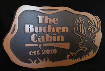 The Bucken Cabin Plaque