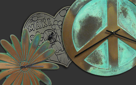 Peace Sign Clock Blog Giveaway