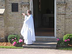 Historical church plaque