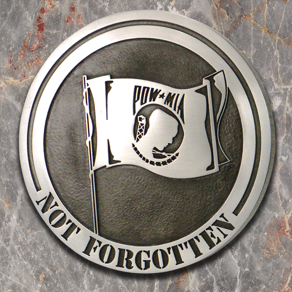 Pewter POW MIA Sign