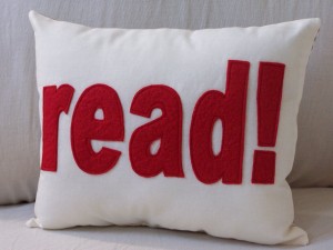 A reading pillow