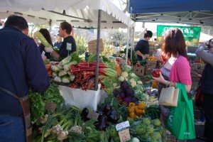 Friendly Madison WI farmers selling produce