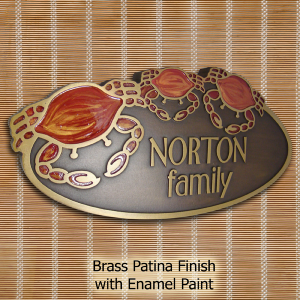 Crab plaque