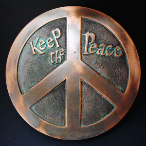 Peace Sign Gift Plaque
