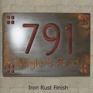 Frank Lloys Wright Address Sign