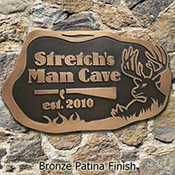 Buck Personalized Man Cave Sign