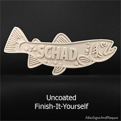 DIY Fish Plaque