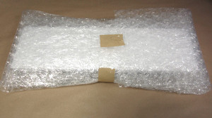 sign in bubble wrap