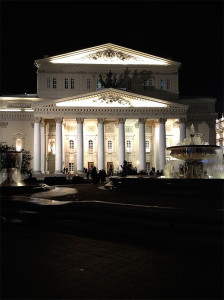 Recently renovated Bolshoi Theater