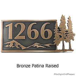 Pine-Tree-Mountain-Cabin-Address-Plaque