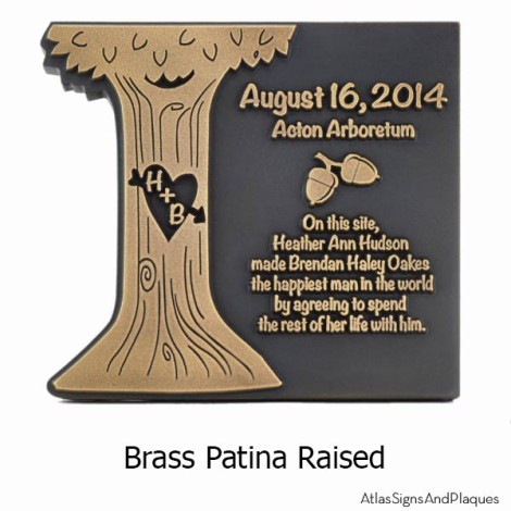 Personalized Engagement Plaque