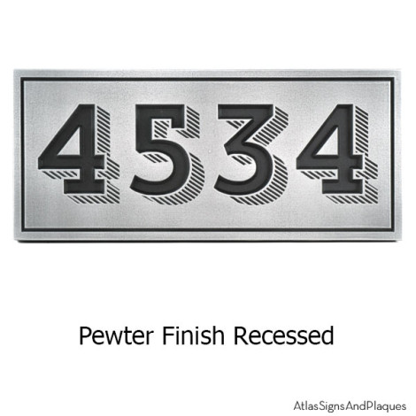 Trendy New Address Plaque